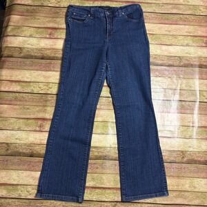 Nine West Jeans West End Bootcut Dark Wash Denim Blue Mid Rise Size 12/30 Ave